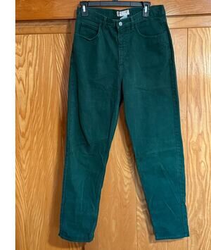 VTG Guess Jeans Forest Green High Waisted Mom Jeans, Size 32